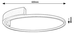 Rabalux 71287 - LED Плафониера HOLIZE LED/23W/230V