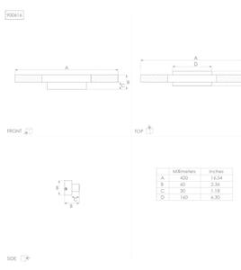 Eglo 900616 - LED Лампа за огледало в баня GEMILIANA LED/8,9W/230V IP44