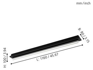 Eglo 98494 - LED Лампа за таван SPADAFORA LED/25W/230V