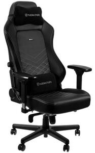 Геймърски стол noblechairs HERO (NBL-HRO-PU-BPW), изкуствена кожа, до 150кг макс. тегло, черен