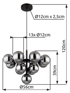 Globo 56143-13 - Пендел GRAPPY 13xG9/5W/230V