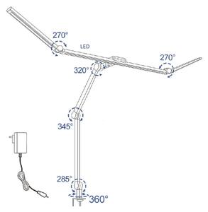 LED Димируема гъвкава настолна лампа LED/36W/230V 3000-6500K CRI 92 черен