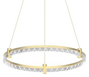 LED Пендел ELEGANCE LED/36W/230V Ø 60 см златист