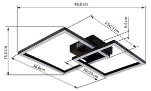 Globo 672842 - LED Плафониера TYLER LED/20W/230V