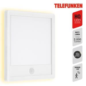 Telefunken 313806TF - LED Екстериорна лампа със сензор LED/15W/230V IP44