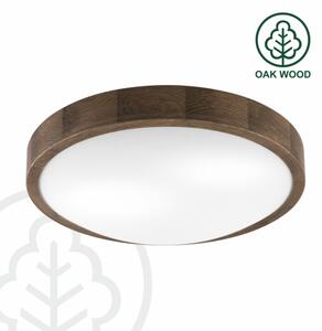 Brilagi - LED Плафон CARVALHO SLIM 2xE27/60W/230V дъб Ø 37 см