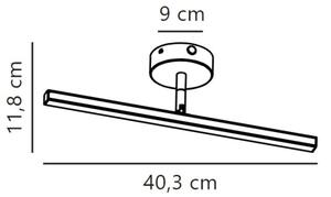 Nordlux - LED Лампа за огледало в баня IP LED/5,6W/230V IP44 40 см бял