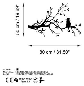 Декорация за стена 80x50 см клон метал