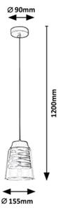 Rabalux - Висящ полилей 1xE27/60W/230V