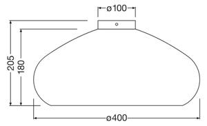 Ledvance - Плафон DECOR CARDBOARD 1xE27/15W/230V Ø 40 см