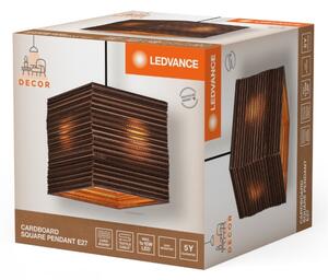 Ledvance - Пендел DECOR CARDBOARD 1xE27/15W/230V 25x25 см