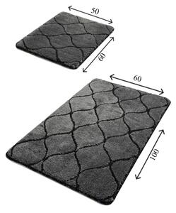 К-кт 2x Постелка за баня INFINITY 60/100 см антрацит