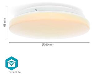 Nedis WIFILAC35WT - LED RGBW Димируема лампа LED/18W/230V 2700-6500K IP44 Wi-Fi