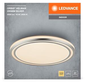 Ledvance - LED Плафониера ORBIS HELMAN LED/16W/230V Ø 29,5 см сребрист