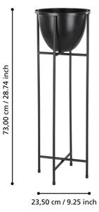 Eglo 428035 - Метална саксия SHIKABE 73x23,5 см черен