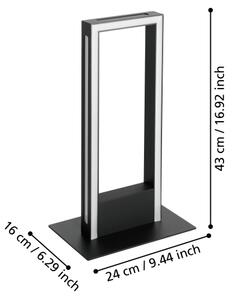 Eglo 99682 - LED Димируема настолна лампа SALVILANAS-Z LED/16W/230V 2700-6500K