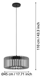 Eglo 900723 - LED RGBW Димируем пендел GINESTRONE-Z LED/22W/230V