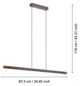 Eglo 900174 - LED Димируем пендел LISCIANA LED/18W/230V 3000K