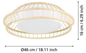 Eglo 900841 - LED RGBW Димируем плафон YUKU-Z LED/22W/230V