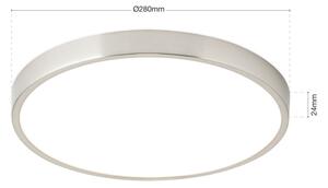 Orion DL 7-657/28- LED Плафониера BULLY LED/28W/230V Ø 28 см матов хром