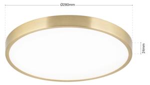 Orion DL 7-657/28 - LED Плафониера BULLY LED/28W/230V Ø 28 см златист