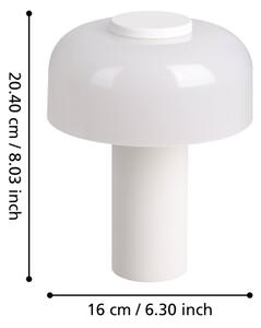 Eglo 900982 - LED Димируема екстериорна лампа PONENTE 2,25W/5V 2600mAh IP44 бял