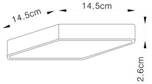 Globo 12369-15 - LED Лампа за таван ECHO LED/15W/230V