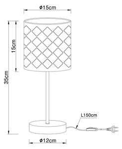 Globo 15584T - Настолна лампа CINDY 1xE14/40W/230V