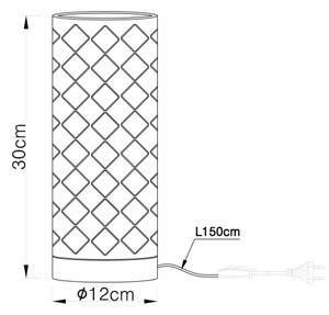 Globo 15584T1 - Настолна лампа CINDY 1xE27/40W/230V
