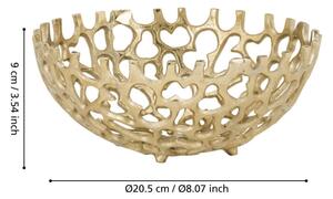 Eglo 427498 - Декоративен поднос KIMITSU Ø 20,5 см златист