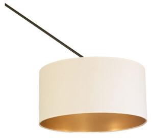 LED регулируем полилей на прът GORTA 1xE27/60W/230V бял/златен