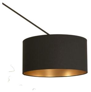LED регулируем полилей на прът GORTA 1xE27/60W/230V черно/златно