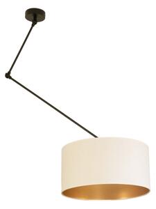 LED регулируем полилей на прът GORTA 1xE27/60W/230V бял/златен