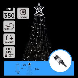 Aigostar - LED Външна коледна украса LED/6W/230V 3,5m IP44 студено бяла