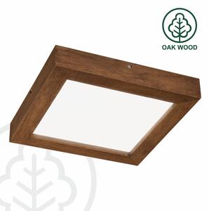 Brilagi-LED Димируема лампа WOODY FRAME LED/24W/230V дъб 30x30 см IP44 + д.у