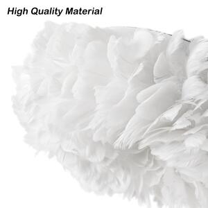 Brilagi - Плафон FEATHER 3xE27/40W/230V Ø 40 см бял