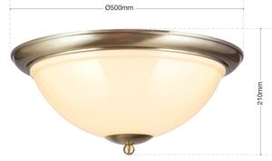 Orion DL 7-677/50-Плафон AUSTRIAN OLD LAMP 3xE27/60W/230V бронзов/бежов