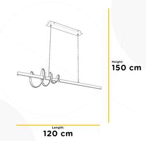 ONLI - LED Пендел SWING LED/30W/230V 4000K черен