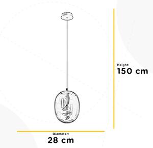 ONLI - LED Пендел LILLY LED/12W/230V 4000K черен