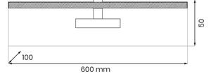 LED Лампа за картина PRADO LED/11W/230V бял