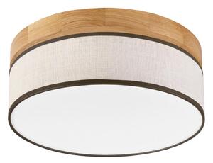 Brilagi - LED таванно осветително тяло BELLADONNA LED/20W/230V Ø 30 cm крем/дъб