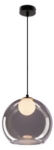 Полилей на кабел BRIN 1xG9/15W/230V димно черно