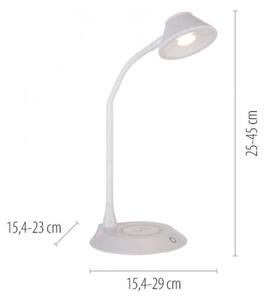 JUST LIGHT. 14414-16 -LED димируема настолна лампа с зареждане PUCKI LED/4,5W/230V бяла