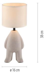 JUST LIGHT. 14191-39 - Настолна лампа TED 1xE27/25W/230V бежова