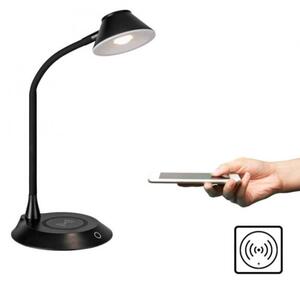 JUST LIGHT. 14414-18-LED Димируема настолна лампа с вградено зареждане PUCKI LED/4,5W/230V черна