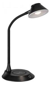 JUST LIGHT. 14414-18-LED Димируема настолна лампа с вградено зареждане PUCKI LED/4,5W/230V черна