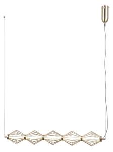 ITALUX PND-34403-5-HBR - LED полилей на кабел SEVILLA LED/25W/230V 3000K златен