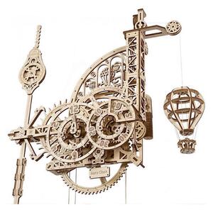 Ugears - 3D дървен механичен пъзел Стенен часовник Aero