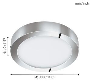 Eglo 96058 - LED осветително тяло за баня FUEVA 1 LED/22W/230V IP44
