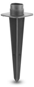 Brilagi - Външна лампа с 2 SCHUKO контакта 1xE14/15W/230V IP44 черна